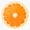 1pcs, variant on Orange Sliced Fruit Decor Art Vinyl Sticker