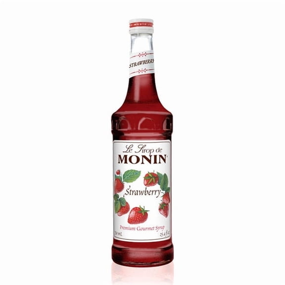 Monin Strawberry Syrup cs 12/750 ml