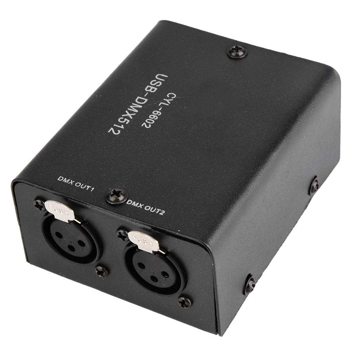 Jimfoty DMX DJ Light Controller, DMX 512 Stage USB Lighting Interface ...