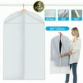 thumbnail image 2 of 5Pcs Clothes Coat Protect Garment Cover Bags Suit Storage Bags Zipper Dress New, 2 of 6