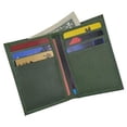 thumbnail image 4 of Men's Mini Slim Thin Bifold Genuine Leather ID Card Bill Holder Wallet, 4 of 43
