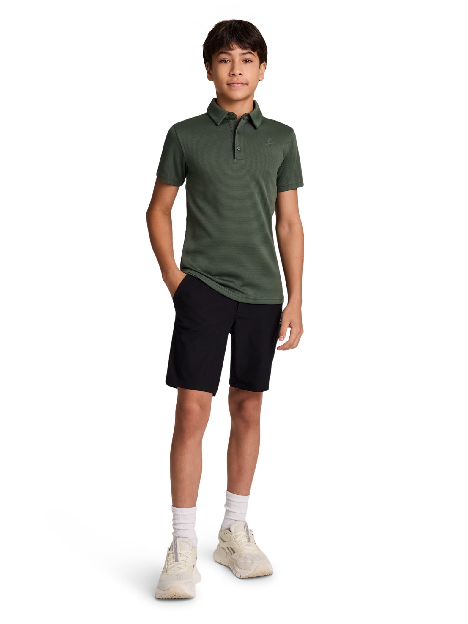 Reebok Boy's Performance Polo Uniform Shirt, Sizes 4-18