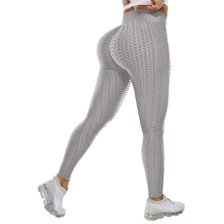 RXRXCOCO Womens High Waist Tummy Control Leggings Ruched Butt Lift Yoga  Pants Workout Tights