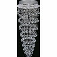 thumbnail image 2 of CWI Lighting Double Spiral 4 Light Flush Mount With Chrome Finish, 2 of 3