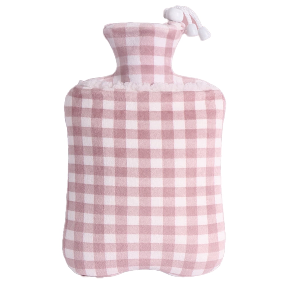 Hot Water Bottle with Cover, Hot Water Bottles with Soft Fleece Hand
