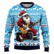 thumbnail image 5 of Suéter navideño feo con estampado 3D a la moda para hombre, sudaderas con capucha de DJ y Papá Noel, sudaderas de cuello redondo para fiestas de Navidad y Año Nuevo, camisetas para festivales, 5 of 5