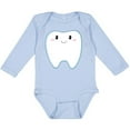 thumbnail image 3 of Inktastic Cute Tooth Boys or Girls Long Sleeve Baby Bodysuit, 3 of 5