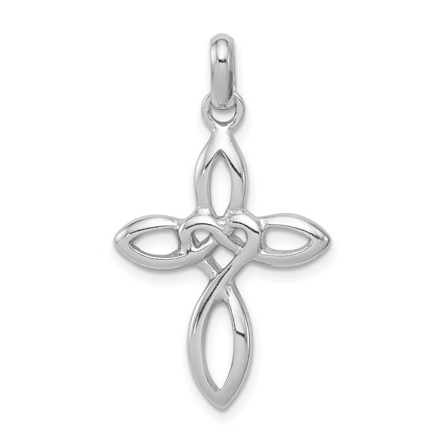 925 Sterling Silver Cross Necklace Charm Pendant Religious Passion
