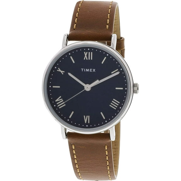 Timex Men's Southview TW2R63900 Silver Leather Japanese Quartz Dress Watch
