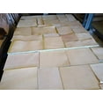 thumbnail image 4 of Scrap PRE-Cut Squares 9/10 OZ (3.6/4.0 mm) EUR Import VEGTAN Natural Leather-12 SQFT, 4 of 6