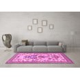 thumbnail image 3 of Ahgly Company Indoor Round Animal Pink Traditional Area Rugs, 4' Round, 3 of 4
