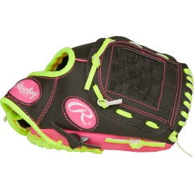 Rawlings Players Series Youth Tball Glove with Ball, 9.5 inch, Right Hand Throw