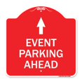 thumbnail image 1 of SignMission A-DES-RW-1818-23366 18 x 18 Po Signe de la Série Designer - Parking Signe & Post Kit&44; Rouge & Blanc, 1 of 1