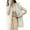 White, variant on Patlollav Plus Size Coats,Women's Warm Thickened Plush Vest Long Sleeve Hoodless Casual Coat/Jacket