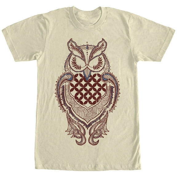 Men's Lost Gods Modern Owl Graphic Tee Cream Large