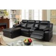 thumbnail image 1 of Topline Home Furnishings Sectionnel noir 2pc, 1 of 4