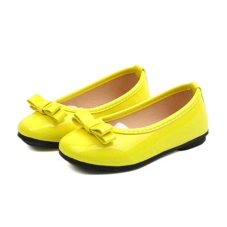 

YOHOME Toddler Infant Kids Baby Girls Solid Leather Single Princess Shoes