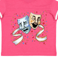 thumbnail image 4 of Inktastic Tragedy and Comedy Stage Masks Boys or Girls Toddler T-Shirt, 4 of 5