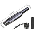 thumbnail image 2 of Ventas promocionales Aspiradora de mano inalámbrica, Aspiradora en seco y húmedo de 6000 Pa y 60 W, Aspiradora portátil para coche recargable por USB de 4000 mAh, P, 2 of 5