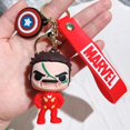 thumbnail image 1 of Vengadores dibujos animados capitán Spider Man llavero de silicona Ironman Hulk Deadpool muñeca llavero bolsa accesorios llavero de coche xuanjing  unisex, 1 of 2