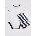 thumbnail image 5 of Hudson Baby Infant Boy Cotton Bodysuit, Shorts and Shoe 3pc Set, Lobster, 12-18 Months, 5 of 5