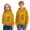Yellow, variant on IWRICH Kids Happy 100th Days of School Hoodies Long Sleeve Lined Hooded Sweatshirts Cute Tops,Size 2-14 Years Yellow 160