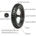 thumbnail image 5 of ANQIDI 14" 90/100-14 Rear Wheel Tire and Rim Inner Tube with 15mm Bearing Assembl for Pit Bike Dirt Bike 125cc 140cc 150cc, 5 of 8