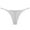 White, variant on Lroveb Thongs for Women Naughty Double Strap Thong Low Waist Cotton Shape Panties