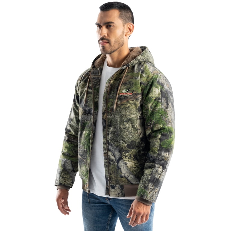 Mossy Oak Sherpa Lined Bomber Jacket - Hunting - Walmart.com
