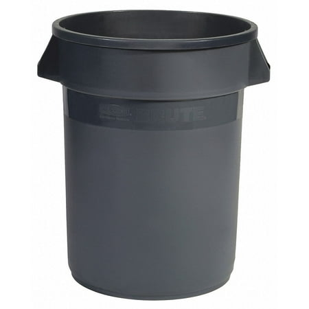 BRUTE® 55 gal. Round Open Top Utility Food-Grade Waste ...