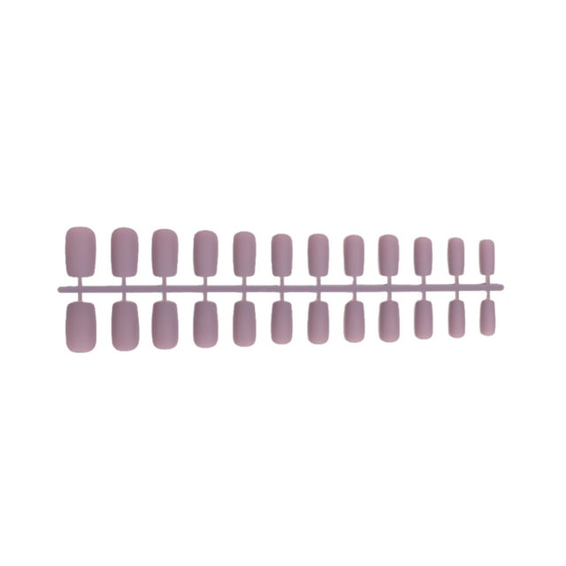 Wweixi 1 Set Glue on Nails Medium Length Files Stick Full Cover Wraps Art Decals Artificial Beauty Tool Manicure Kit Decorations 1 29