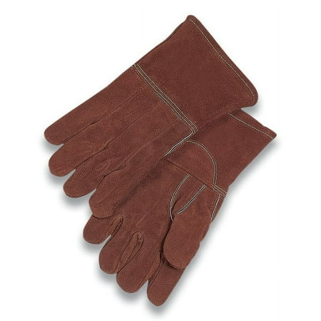 Anchor Products Hi Heat Wool-Lined Thermaleather Gloves, Bn, L, 1 PR (101-44WL)