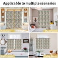 thumbnail image 5 of Vintage Flowers Kitchen Curtains Window Panels, Spring Pink Green Floral Country Leaves Birds Insulated Window Treatment Curtain, Grommet Curtains for Bedroom/Living Room/Bathroom, 2 Piece 52"Wx72"L, 5 of 8
