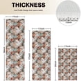 thumbnail image 4 of Lightgray Highland Cow Flower Pattern Kitchen Rugs Sets Of 3,Kitchen Runner Rugs Non Skid Washable,Decorative Kitchen Floor Mats for Kitchen,Sink,Laundry,17"x30"+ 17"x47" + 17"x59", 4 of 6