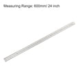 thumbnail image 2 of Unique Bargains Règle Droite 600mm 24 Pouces Règle de Mesure en Acier Inoxydable avec Trou de Suspension, 2 of 4