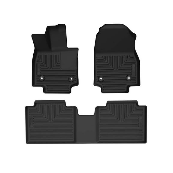 Husky Liners 99341 Weatherbeater Floor Mats Fit 2023-2025 Lexus RX350, RX450h - Front/2nd Seat - Black