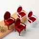 thumbnail image 4 of Silla de simulación para casa de muñecas a escala 1/12. Modelo de mueble pequeño para casa de muñecas. Blanco, 4 of 6