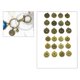 thumbnail image 4 of Keychain Pendant Keyring Key Holder Ring Decoration Gift Hanging Ornament Golden Aries For Car Keys 2Pcs, 4 of 5
