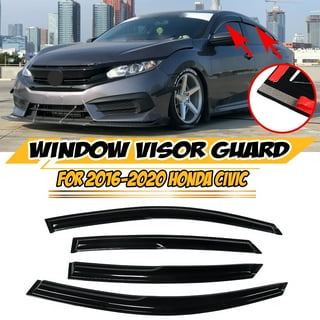 Extreme online store replacement For 12-15 Honda Civic Sedan JDM MUGEN Tape  On Side Vents Window Rain Guards 