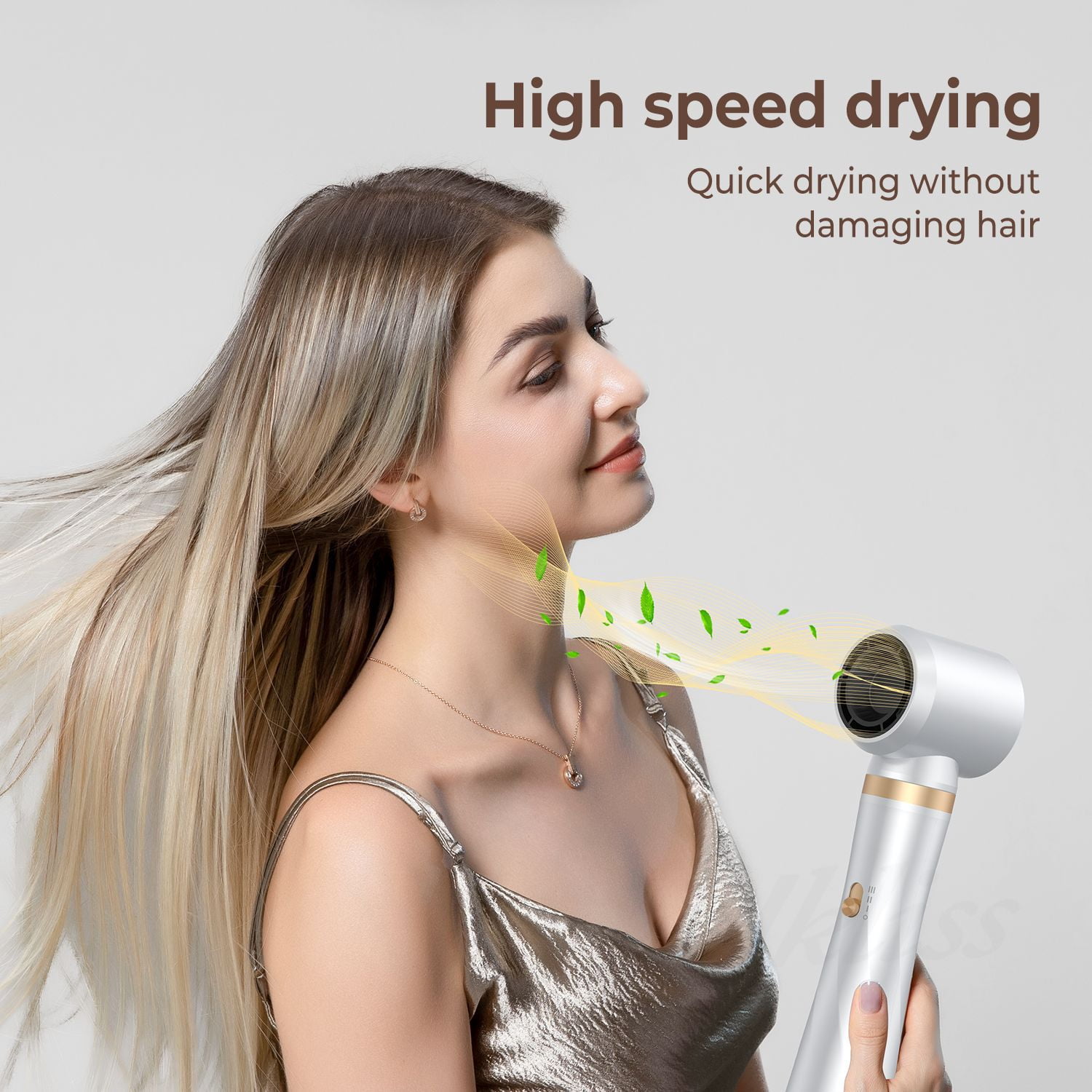 5 in 1 Hair Dryer Brush Set, Blow Dryer Brush with Air Style Wrap Hair Styler, Negative Ionic Magic Style Set, Detachable Air Curler for Volumizer,Straightener,Drying