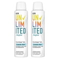 thumbnail image 1 of Desodorante antitranspirante en aerosol seco Degree Unlimited, 3,8 ml, paquete de 2, 1 of 7