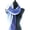 Blue, variant on PRETTY PERSUASIONS Scarf Giraffe - Black 10 Scarves WHOLESALES Bulk Summer Spring (10 Items)