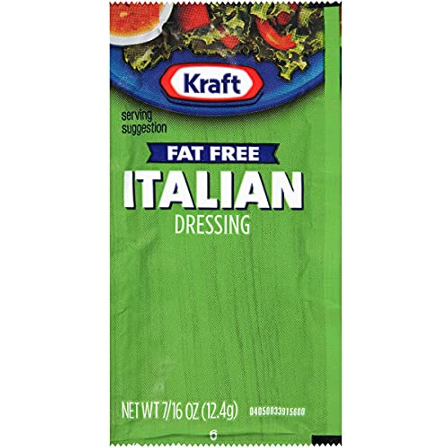 Kraft Fat Free Italian Salad Dressing Single Serve Packet (0.44 Oz