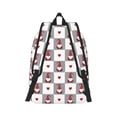 thumbnail image 3 of Daiia Gnomes and Hearts Vintage Canvas Backpack for Men and Women ,Hiking Backpack,Travel Laptop Bag for School,Large Capacity Backpack, 3 of 8