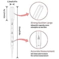thumbnail image 3 of 100 pipetas, pipetas graduadas transparentes, pipetas de transferencia, 3 of 4