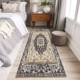 thumbnail image 4 of 2'x6' Rug Runners for Hallways Kitchen, Vintage Boho Non Slip Entryway Beside Floor Carpet Runner, Rustic Southwestern Geometric Ethnic Washable Laundry Room Bedroom Throw Rugs Mat for Family Pet, 4 of 8