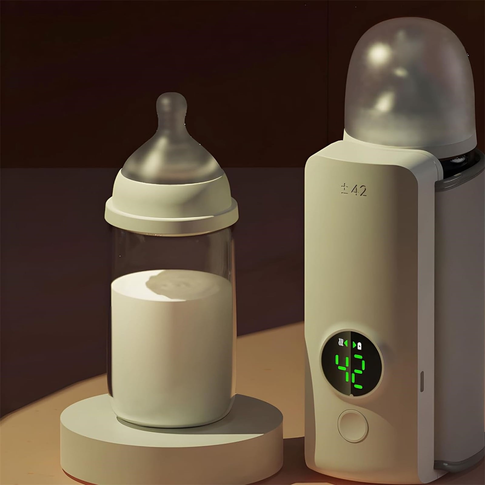 Bpyeka Portable Bottle Warmer USB Baby Bottle Warmer Water Warmer The Milk and formulas Warmer Fast Heating 6000mAh Rechargeable Battery,Home Improvement,Household Essentials