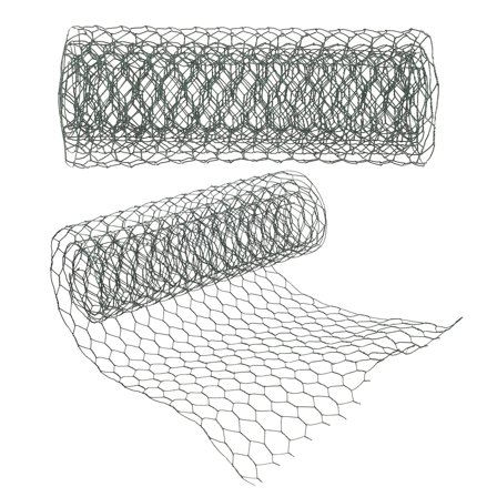 WHAMVOX 1 Roll Green Floral Chicken Wire for Craft and Wedding Planners 94.32X11.79X0.08In