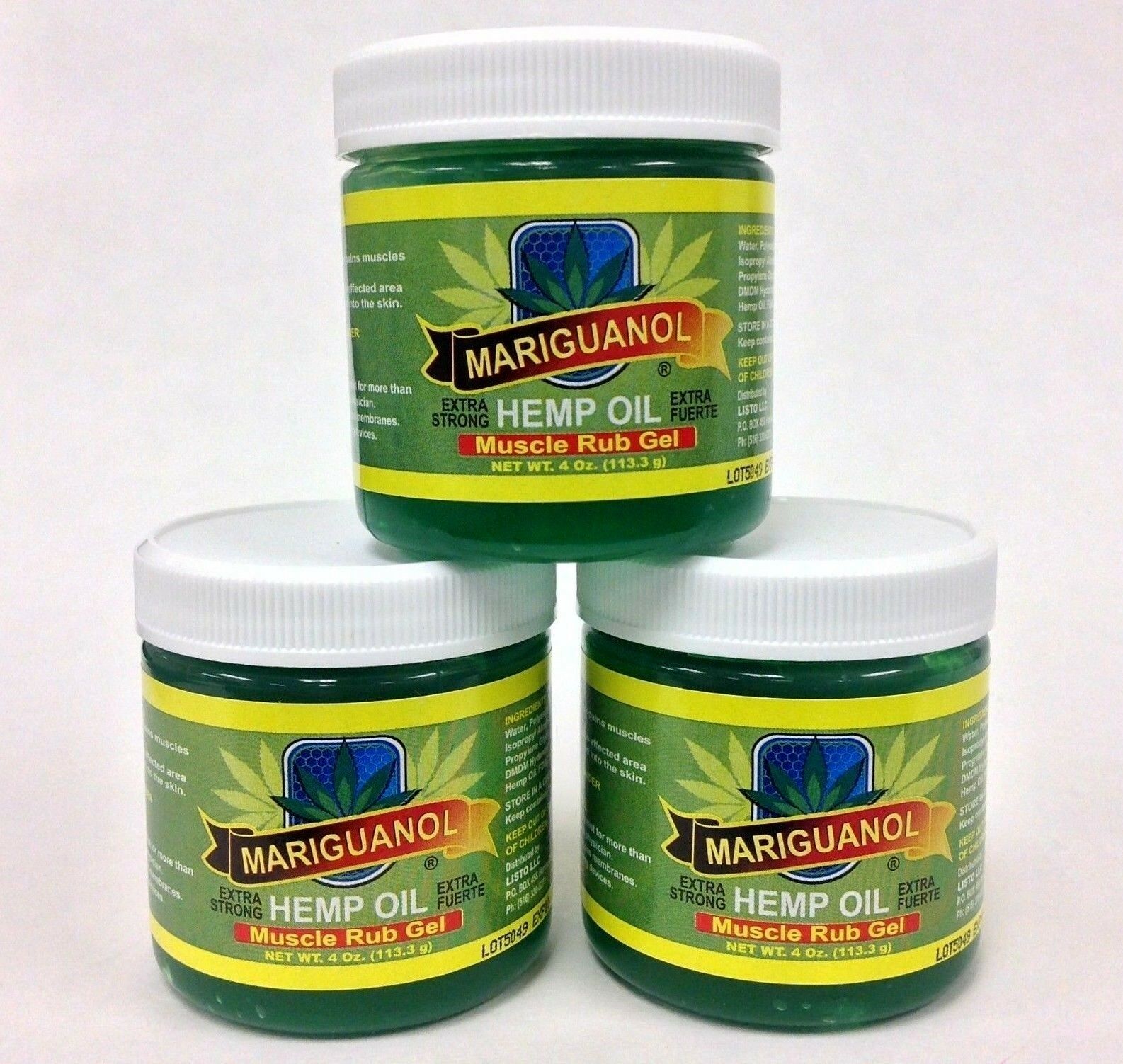 pic Mariguanol Walmart 3 jars mariguanol 4 oz walmart com