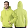 thumbnail image 2 of Crown Craze® Men’s High Visibility Safety Hooded Sweatshirt, Hi Vis Reflective Hoodie (Safety Green 4 Pack, S), 2 of 8